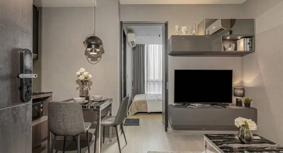Wohnung zur Miete mit 1 Zimmer in Pathum Wan, Bangkok