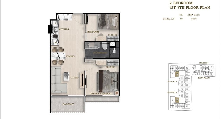 Condo en venta de estudio en Bang Lamung, Chonburi