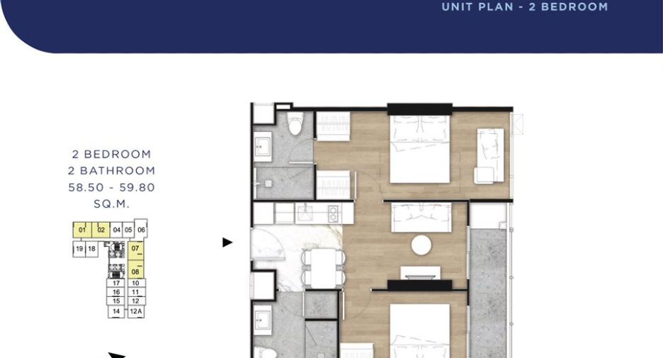For sale 1 bed condo in Bang Lamung, Chonburi