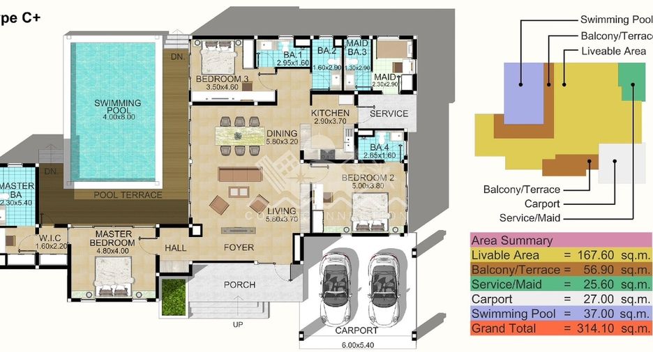 Haus zum Kauf mit 3 Zimmer in Sattahip, Chonburi