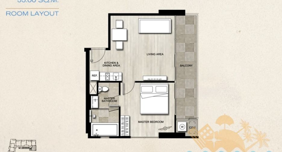 For sale 1 bed condo in North Pattaya, Pattaya