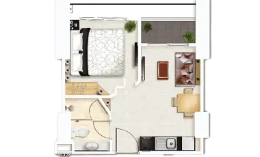À vendre 1 chambre condo à South Pattaya, Pattaya