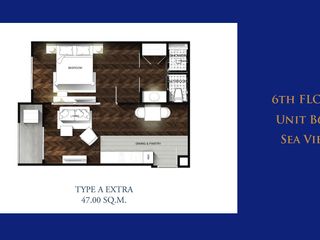 À vendre 1 chambre condo à Na Jomtien, Pattaya