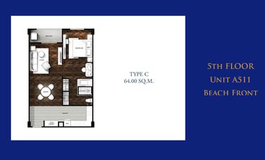 Condo en venta de 1 habitaciones en Sattahip, Chonburi