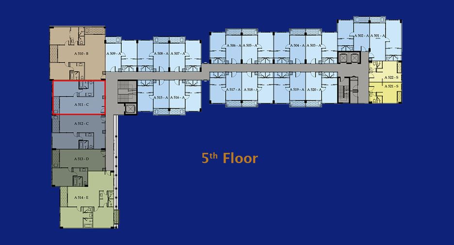 À vendre 1 chambre condo à Sattahip, Chonburi