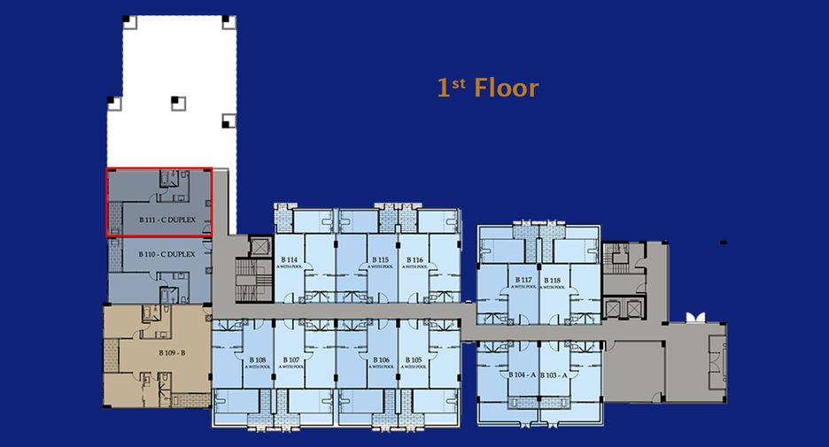 For sale 2 ベッドルーム condo in Sattahip, Chonburi