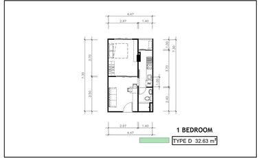 À vendre 1 chambre condo à Jomtien, Pattaya