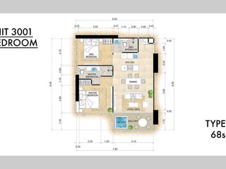 Wohnung zum Kauf mit 2 Zimmer in Bang Lamung, Chonburi