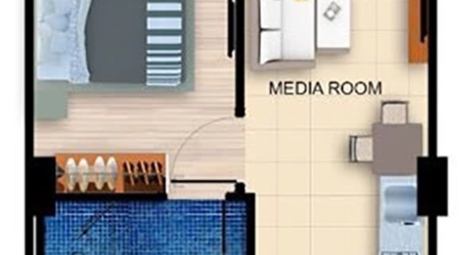 For sale 1 bed condo in Sattahip, Chonburi