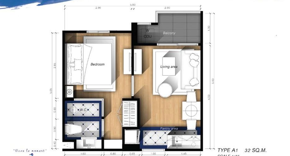 Продажа 1 кровать кондо в Йомтиен, Паттайя