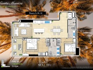 Wohnung zum Kauf mit 2 Zimmer in Bang Lamung, Chonburi