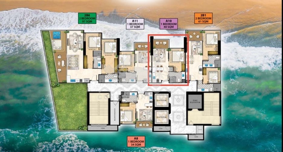 For sale 1 bed condo in Bang Lamung, Chonburi