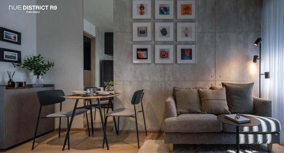 For rent 1 bed condo in Huai Khwang, Bangkok