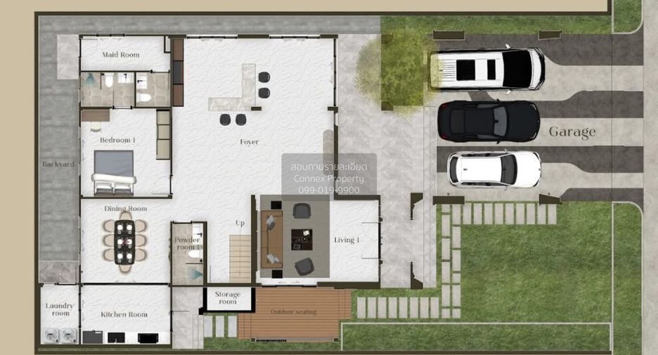 Haus zum Kauf mit 3 Zimmer in Lat Phrao, Bangkok