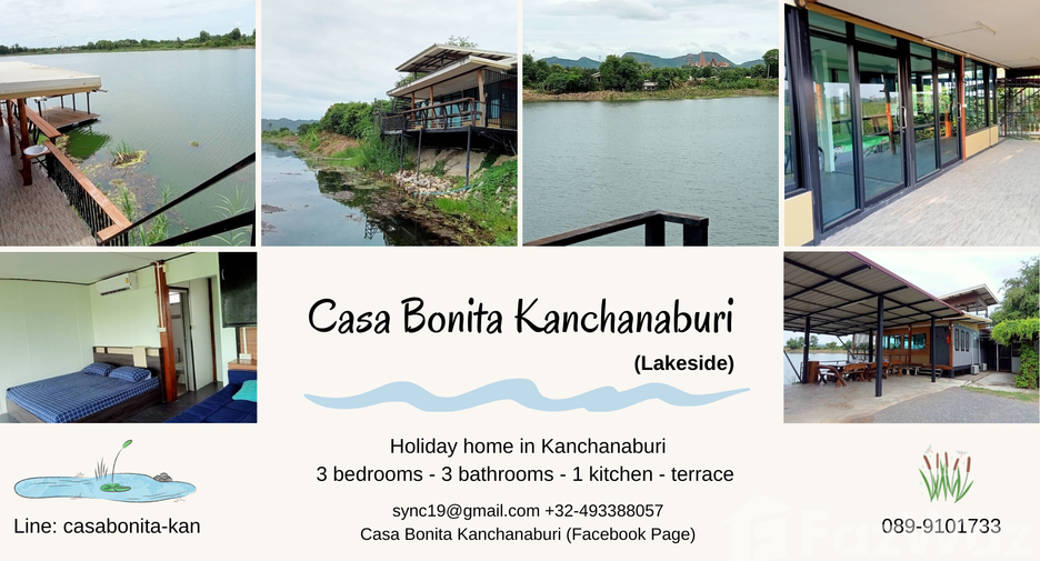 出租 3 卧室 独立屋 在 Tha Muang, Kanchanaburi