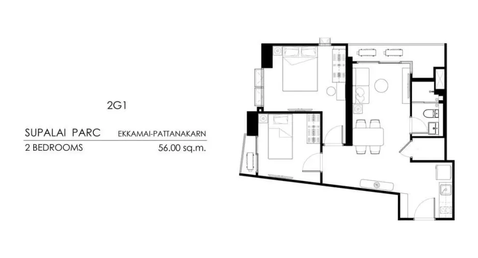 For sale 2 bedrooms condo in Suan Luang, Bangkok