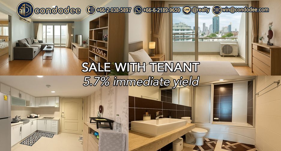 À vendre 2 chambres condo à Watthana, Bangkok
