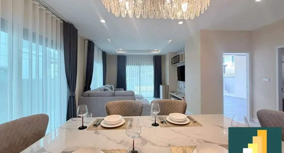 For rent 3 bedrooms house in Bang Lamung, Chonburi