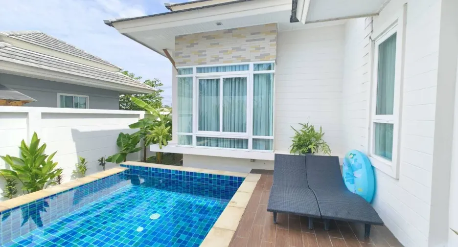 For rent 2 bedrooms villa in Sattahip, Chonburi