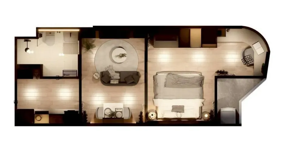 À vendre 1 chambre condo à Mueang Chiang Mai, Chiang Mai