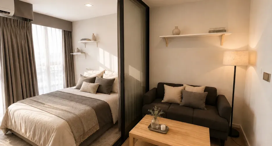 For sale and for rent 1 bed condo in Wang Thonglang, Bangkok