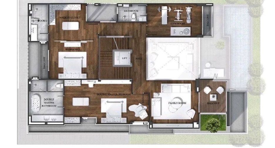 For rent 8 bedrooms house in Bang Kapi, Bangkok