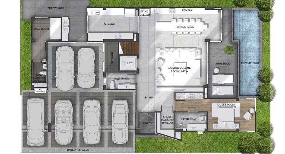 For rent 8 bedrooms house in Bang Kapi, Bangkok