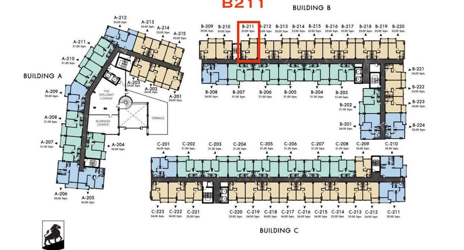 Condo en venta de 1 habitaciones en Jomtien, Pattaya