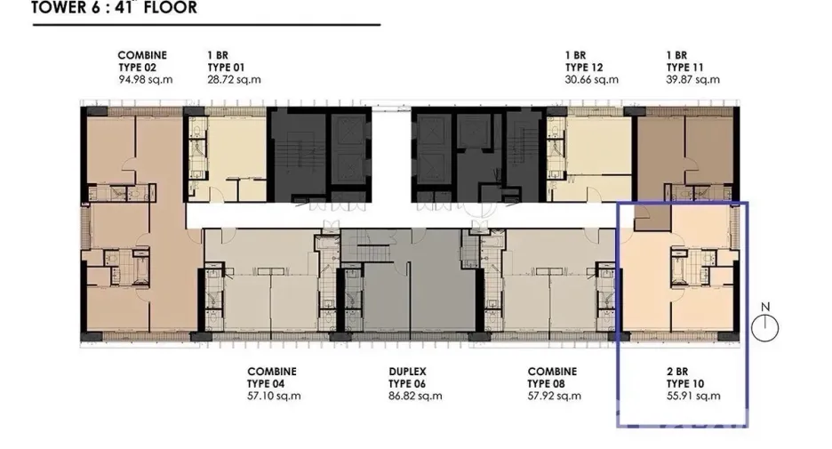 For sale 2 bedrooms condo in Khlong Toei, Bangkok