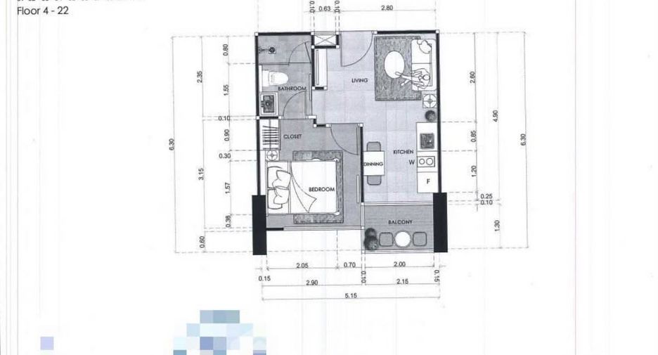 For sale 1 bed condo in Jomtien, Pattaya