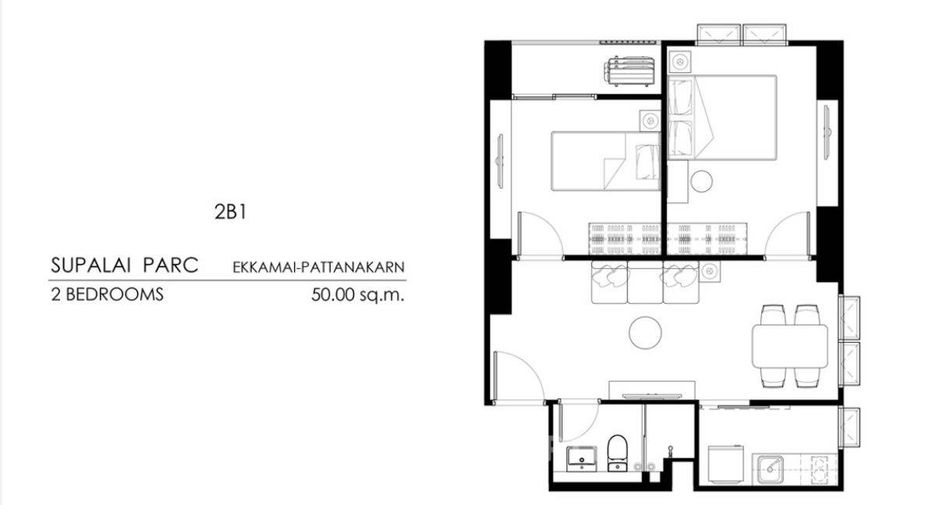 For sale 2 bedrooms condo in Suan Luang, Bangkok