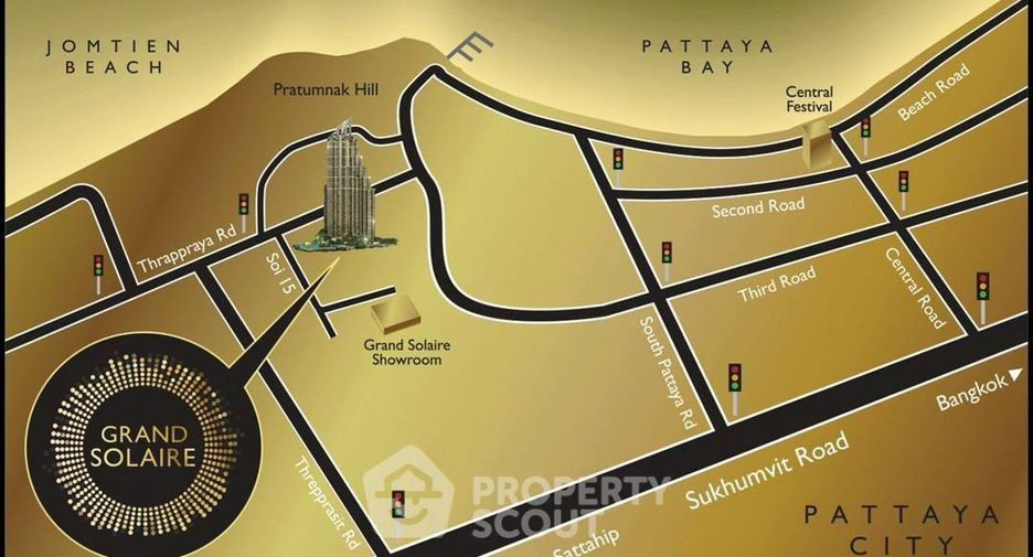 À vendre 1 chambre condo à South Pattaya, Pattaya