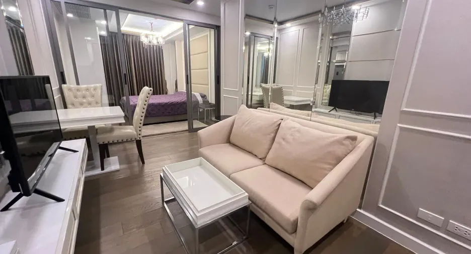 For rent 1 bed condo in Huai Khwang, Bangkok