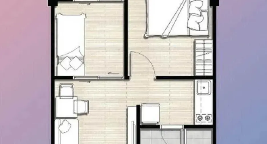 For rent 1 bed condo in Phaya Thai, Bangkok