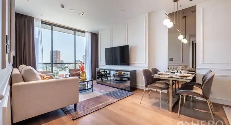 For rent 2 bedrooms condo in Khlong Toei, Bangkok
