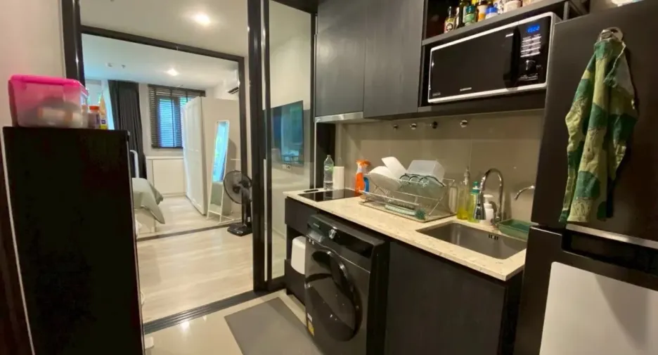 For sale and for rent 1 bed condo in Huai Khwang, Bangkok