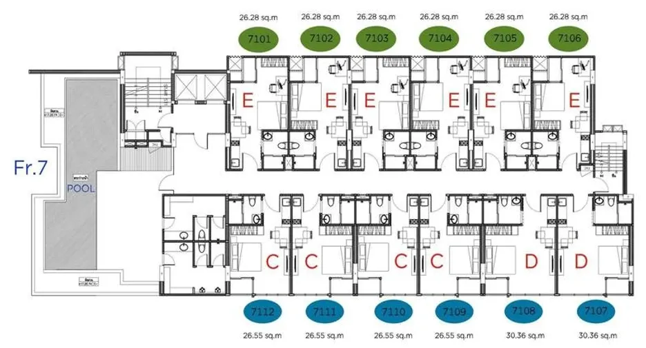 Hotel zum Kauf mit 20 Zimmer in Pratumnak, Pattaya
