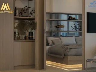 À vendre 1 chambre condo à Bang Lamung, Chonburi