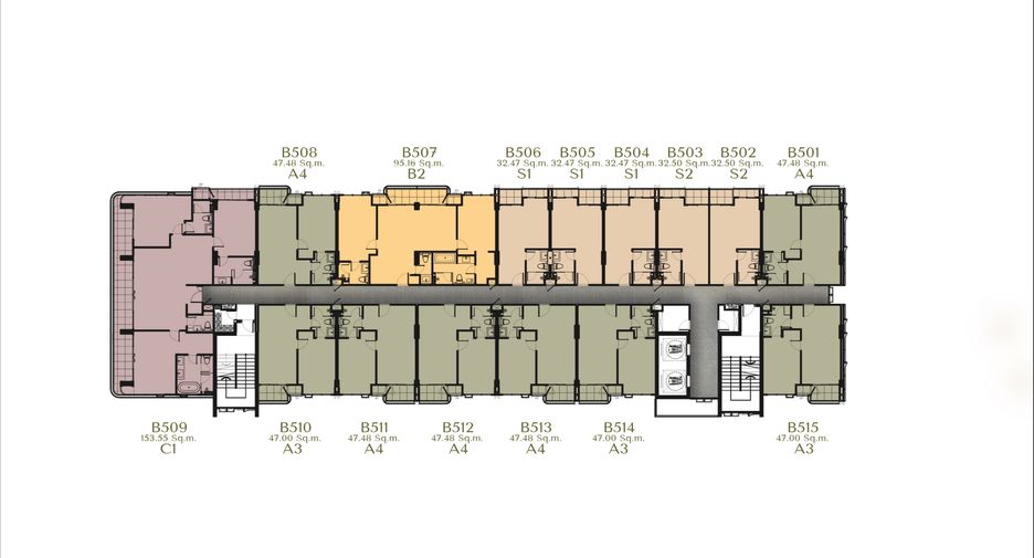 For sale 1 bed condo in Sattahip, Chonburi
