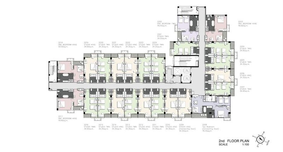 Condo en venta de 1 habitaciones en Jomtien, Pattaya