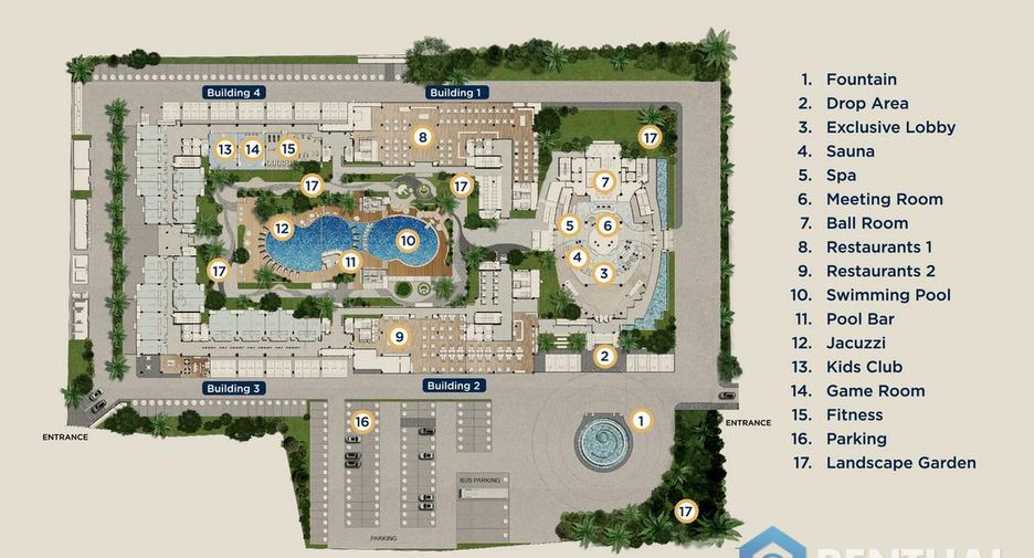 Condo en venta de 1 habitaciones en Jomtien, Pattaya
