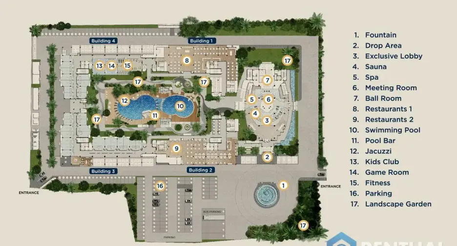 Condo en venta de 1 habitaciones en Jomtien, Pattaya