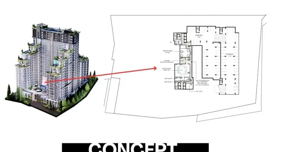 For sale 1 bed condo in Jomtien, Pattaya