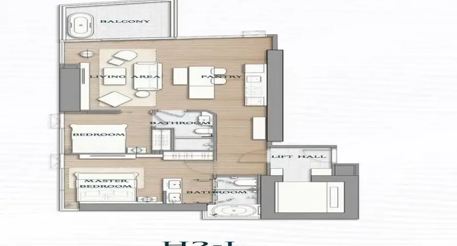 For sale 2 bedrooms condo in North Pattaya, Pattaya