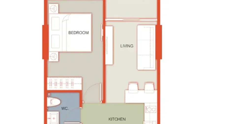 For sale 1 bed condo in Thalang, Phuket