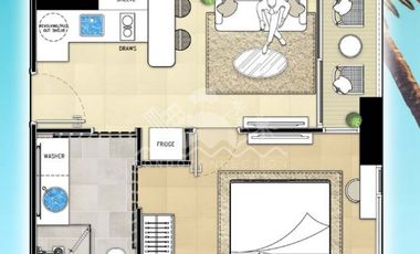 Wohnung zum Kauf mit 1 Zimmer in Pratumnak, Pattaya