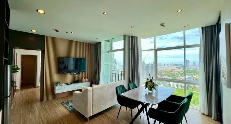 For rent 2 bedrooms condo in Jomtien, Pattaya