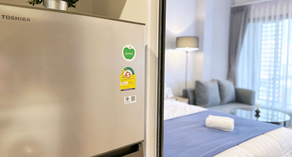 Condo en alquiler de estudio en Huai Khwang, Bangkok