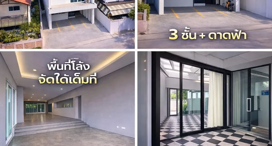 For rent 5 bedrooms townhouse in Huai Khwang, Bangkok