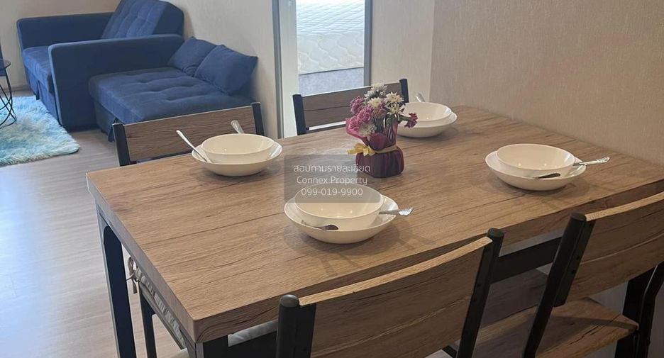 For rent 2 bedrooms condo in Huai Khwang, Bangkok